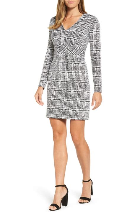 michael michael kors plaid jacquard v-neck dress mens|Michael michael kors midi v neck dress + FREE SHIPPING.